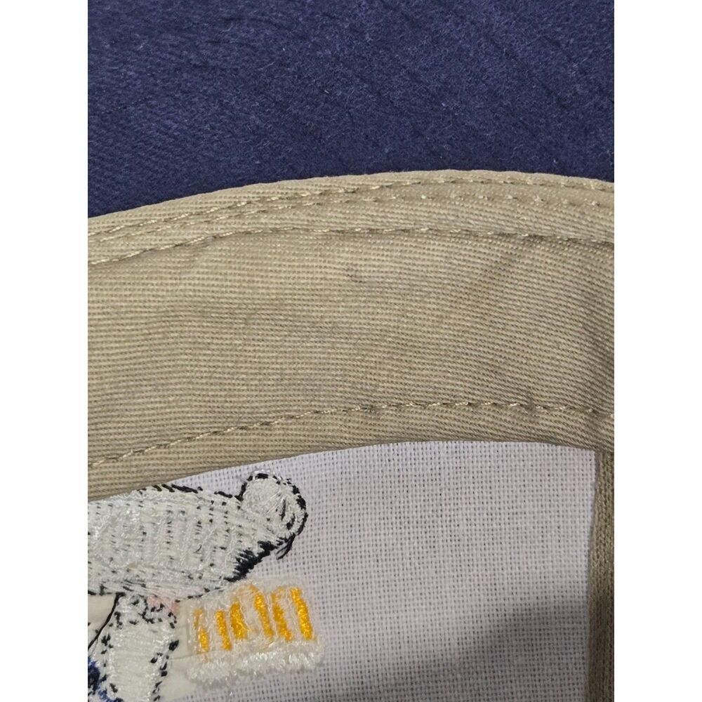 Vintage St. Pauli Girl Beer Snapback Hat | KC Headwear Tan Cap - Picture 8 of 9